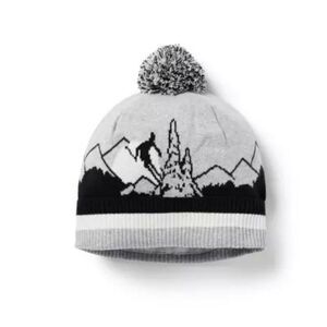 Janie and Jack100048271 Classic Grey Heather Mountain Ski Beanie 6-12 m NWT